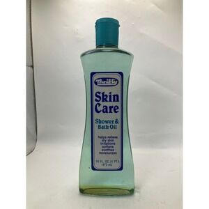 Vintage Thriftys Skin Care‎ Shower & Bath Oil 16 Fl Oz Bottle Moisturize